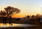 Sunset On The Nile by Charles Theodore Frere